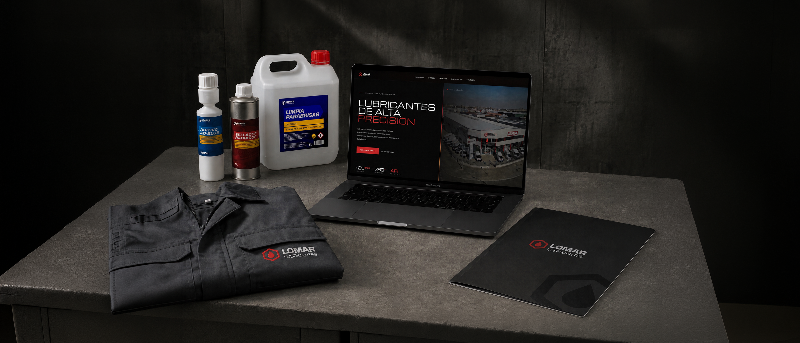 Lubricantes Lomar — Rebranding