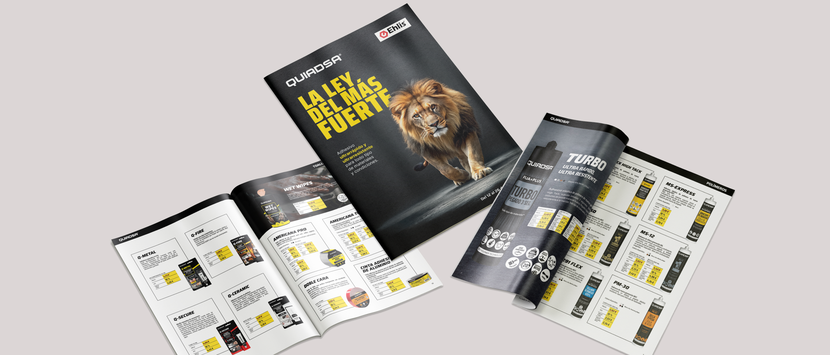 Diseño editorial y materiales comerciales